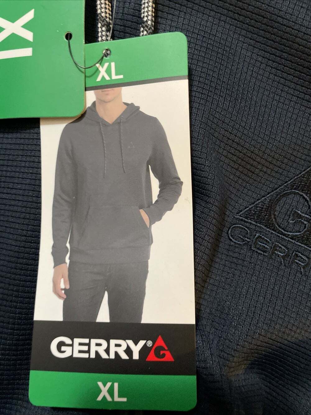Gerry Men’s Performance Hoodie Kangaroo Pocket Adjustable Drawcord Hood